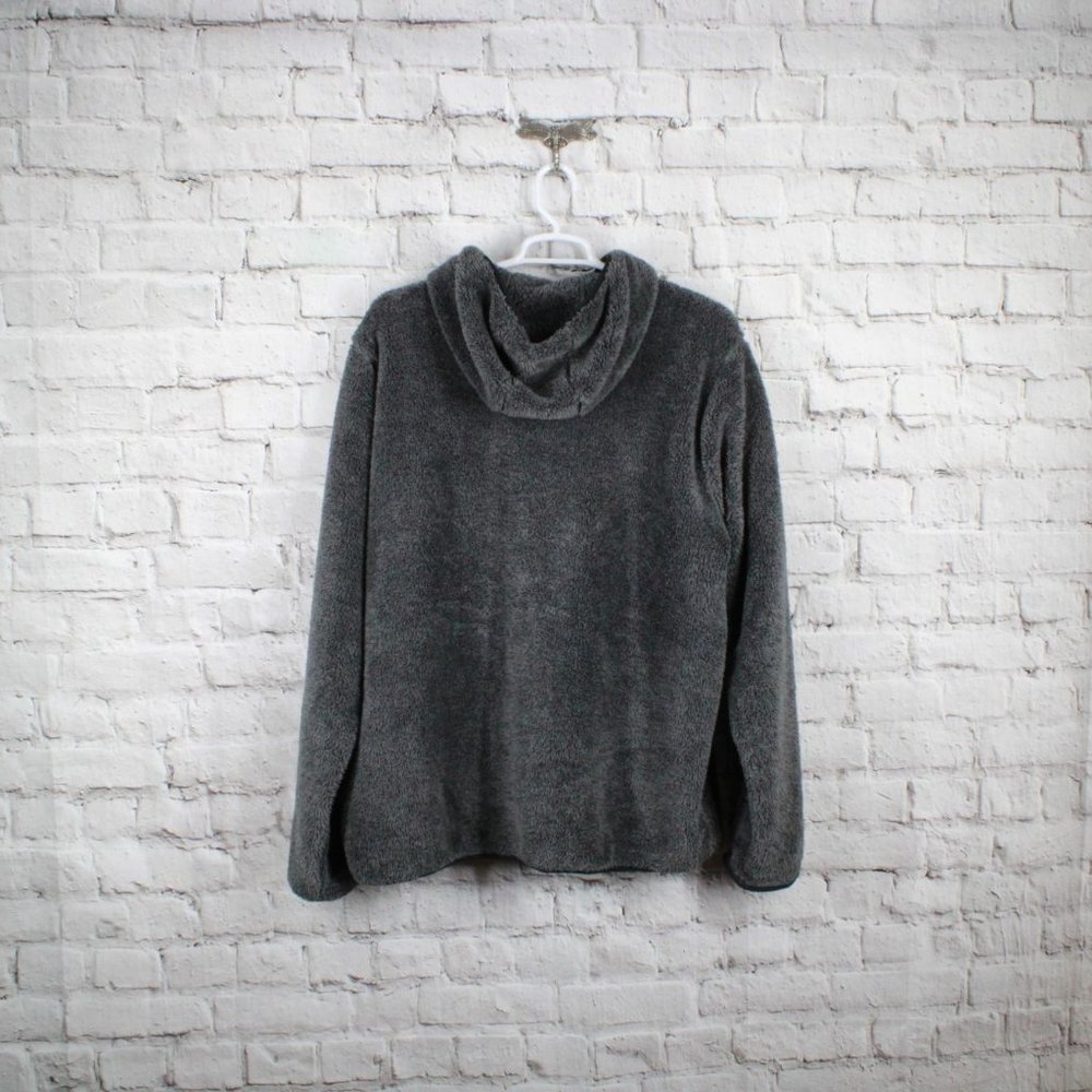 LL Bean Mountain Classic Cozy Fleece 1/2 Zip Pullover Hoodie Size XXL Tall - Picture 8 of 9